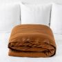 Bed linens - Linen duvet cover in Cinnamon - MAGICLINEN