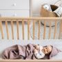 Serviettes de bain - Serviette bébé à capuche en lin gaufré en bois - MAGICLINEN