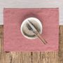 Placemats - Linen placemats set in Rust pink color - MAGICLINEN