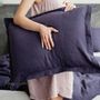 Bed linens - Sham linen pillow case in various colors - MAGICLINEN