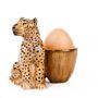 Decorative objects - Leopard with egg cup - QUAIL DESIGNS EUROPE BV