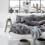 Objets design - Parure de lit en lin gris anthracite - MAGICLINEN