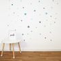 Children's decorative items - Decorative Stickers (stars, dots and triangles) with texture - MINIMOI