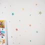 Objets déco enfant - Stickers texturés (étoiles, pois et triangles) - MINIMOI