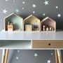 Children's decorative items - Decorative Stickers (stars, dots and triangles) with texture - MINIMOI