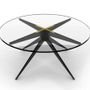 Coffee tables - DEAN ROUND COFFEE TABLE - TONICIE'S