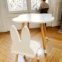 Children's tables and chairs - Cloud Mini Desk & Bunny Chair Set - BOOGY WOODY