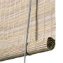 Rideaux et voilages - Store enrouleur en bambou teinté gris - COLOR & CO