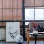 Rideaux et voilages - Store enrouleur en bambou teinté gris - COLOR & CO
