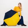 Apparel - Bicolour micro-umbrella - yellow & navy - Sydney - ANATOLE