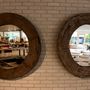 Bathroom mirrors - MIRRORS | Wooden mirrors - XYLEIA PETRIFIED WOOD