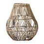 Design objects - LANTERN W/GLASS Ø25 H27 NATURE - LAUVRING