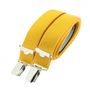 Apparel - Skinny clip-on braces – Yellow - BERTELLES