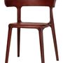 Chaises - Chaise Carol recouverte de cuir - SOL & LUNA