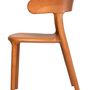 Chaises - Chaise Carol recouverte de cuir - SOL & LUNA