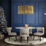 Chaises pour collectivités - KANSAS Chaise de salle à manger - Bleu classique, couleur Pantone de l'année 2020 - BRABBU DESIGN FORCES