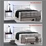 Artistic hardware - Handmade iron bed industrial design - Model Roxani - VOLCANO - HANDMADE IRON BEDS