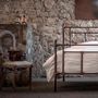 Artistic hardware - Industrial iron bed of blacksmith style - Model Armonia - VOLCANO - HANDMADE IRON BEDS
