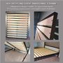 Quincaillerie d'art - Lit industriel en fer de style forgeron - Modèle Armonia - VOLCANO - HANDMADE IRON BEDS