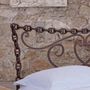 Beds -  iron bed industrial style - Model Galini  - VOLCANO - HANDMADE IRON BEDS