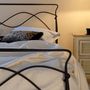 Quincaillerie d'art - minimalist style Handmade iron bed - Model Avra - VOLCANO - HANDMADE IRON BEDS