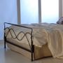 Quincaillerie d'art - minimalist style Handmade iron bed - Model Avra - VOLCANO - HANDMADE IRON BEDS