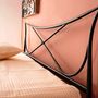 Artistic hardware -  minimalist version Handmade iron bed  - Model Venetia - VOLCANO - HANDMADE IRON BEDS