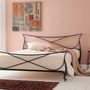 Quincaillerie d'art - minimalist version Handmade iron bed - Model Venetia - VOLCANO - HANDMADE IRON BEDS