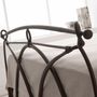 Artistic hardware - Minimalist handmade iron bed - Model Anita - VOLCANO - HANDMADE IRON BEDS