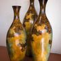 Pottery - Indoor clay vase JJG005 Small - AMADERA