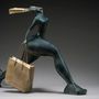 Sculptures, statuettes et miniatures - BIKINI Sculpture Résine et Bronze - ABRAHAM SCULPTEUR PARIS