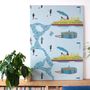 Other wall decoration - SNIP SNAP | fabric art panel - YURI HIMURO