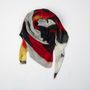 Scarves - Red Street - ISABELLE GOUGENHEIM DESIGNS