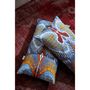 Coussins textile - Artemis Dots Coussin Ikat double face - HERITAGE GENEVE