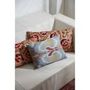 Fabric cushions - Artemis Dots Double Sided Ikat Cushion  - HERITAGE GENEVE