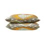 Fabric cushions - Artemis Dots Double Sided Ikat Cushion  - HERITAGE GENEVE