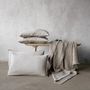 Throw blankets - Washed Waffle Linen Throws - LINENME