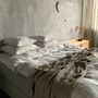 Bed linens - Stone Washed linen Bedding Rhomb  - LINENME