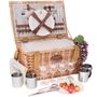 Outdoor space equipments - Collection of all equipped picnic baskets. - LES JARDINS DE LA COMTESSE