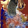 Autres décorations murales - dans la soie des kimonos  - ERIKA SELLIER CREATIONS