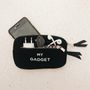 Accessoires de voyage - Mini organisateur gadget passepoil noir - BAG-ALL