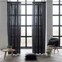 Curtains and window coverings - Linen Curtains Fringed, Hand Made  - LINENME