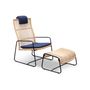 Lounge chairs - Matala Lounge Chair and ottoman - VIVERE COLLECTION