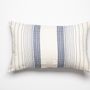 Fabric cushions - LOLA PILLOW, Indigo - COUTUME