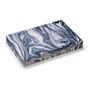 Gifts - Blue Wavy Marble Backgammon Set - AUROSI