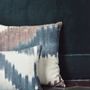 Fabric cushions - Pillow IKAT NARCISO, Ash - COUTUME