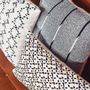 Fabric cushions - PILLOW IKAT PABLO, Ash - COUTUME