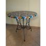 Coffee tables - Table with handmade mosaic-plated table - IRON ART MOZAIC