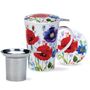 Tea and coffee accessories - Warm Hearts, Wild Garden and Flamboyance on Shetland and Shetland Infuser shapes - DUNOON