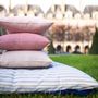 Fabric cushions - Home linen and bedlinen, 100% cotton, hand-spun, hand-woven and hand-dyed in West Africa.  - TENSIRA MADE IN AFRICA